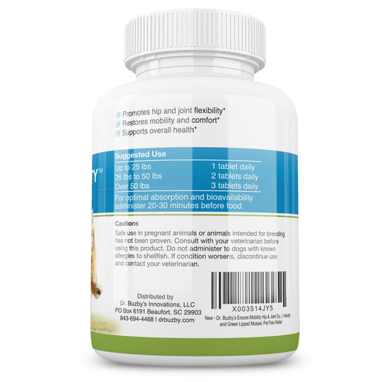 Dr. Buzby’s Encore Mobility™ Hip & Joint Supplement for Senior Dogs