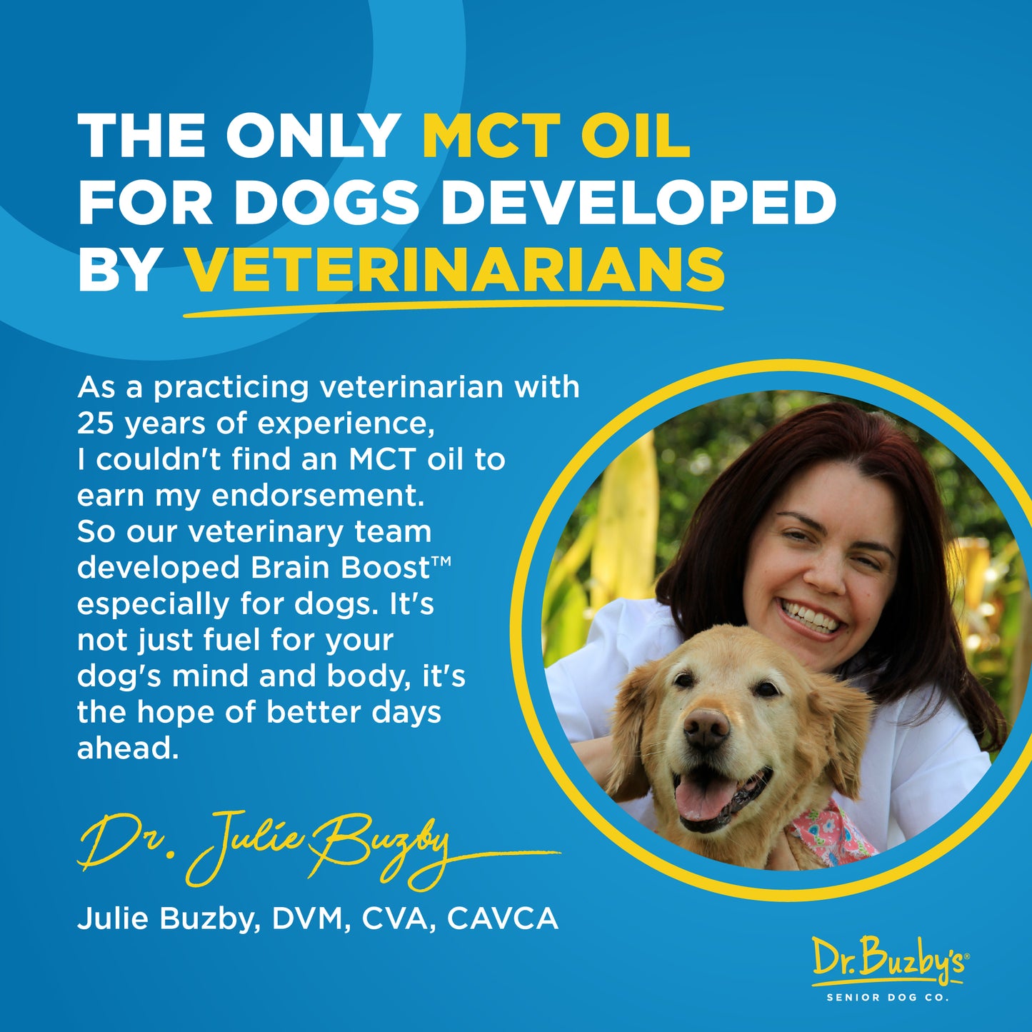 Dr. Buzby’s Brain Boost™ Organic MCT Oil for Dogs