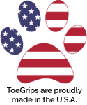 ToeGrips are proudly made in the U.S.A.