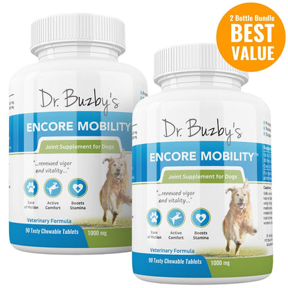 Dr. Buzby’s Encore Mobility™ Hip & Joint Supplement for Senior Dogs