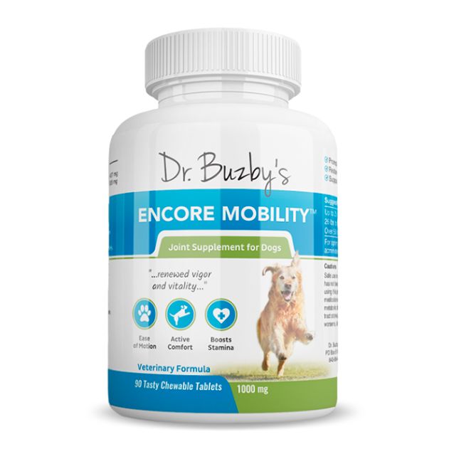 Dr. Buzby’s Encore Mobility™ Hip & Joint Supplement for Senior Dogs