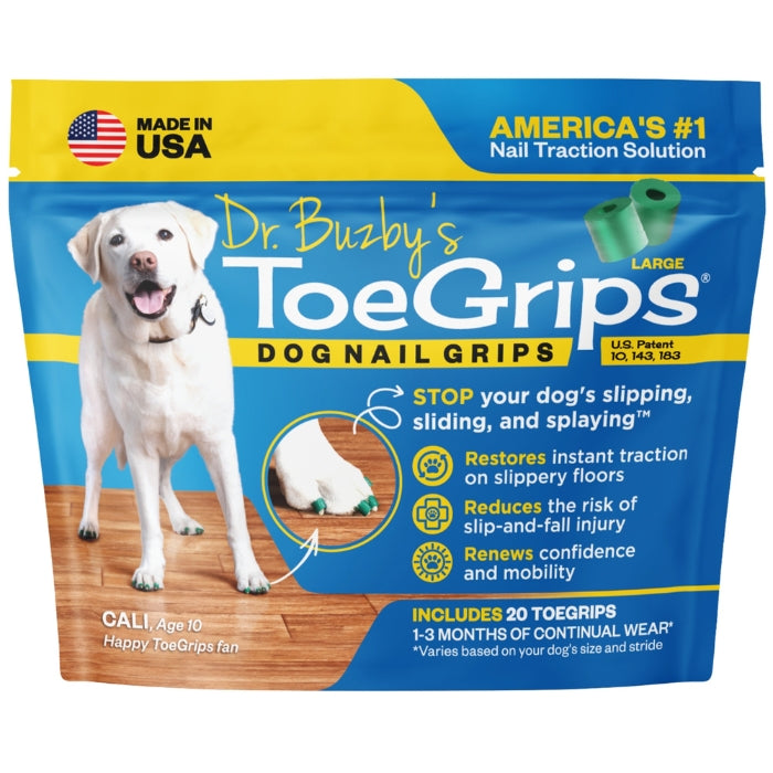 ToeGrgps トゥーグリップス　犬用 Dog Toenail Grips | Dr. Buzby's Toegrips® for Dogs – Dr. Buzby's